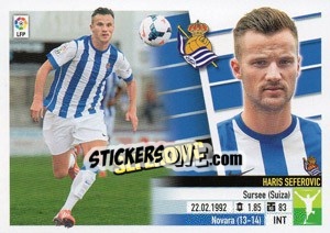 Sticker 33 Seferovic (R. Sociedad) - Liga Spagnola 2013-2014 n. 713 - Colecciones ESTE