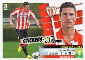 Sticker 36 Sola (Athletic Club) - Liga Spagnola 2013-2014 - Colecciones ESTE