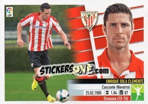 Cromo 36 Sola (Athletic Club) - Liga Spagnola 2013-2014 n. 716 - Colecciones ESTE