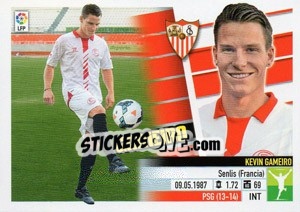 Sticker 38 Gameiro (Sevilla F.C.) - Liga Spagnola 2013-2014 n. 718 - Colecciones ESTE