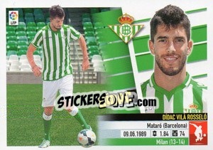 Cromo 39 Dídac (Real Betis) - Liga Spagnola 2013-2014 - Colecciones ESTE