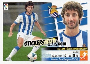 Sticker 48 Granero (R. Sociedad) - Liga Spagnola 2013-2014 n. 728 - Colecciones ESTE