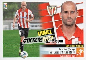 Sticker 51 Mikel Rico (Athletic Club) - Liga Spagnola 2013-2014 n. 731 - Colecciones ESTE