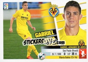 Sticker 56 Gabriel Paulista (Villareal C.F.) - Liga Spagnola 2013-2014 n. 736 - Colecciones ESTE