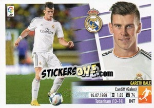 Figurina 60 Bale (Real Madrid) - Liga Spagnola 2013-2014 - Colecciones ESTE