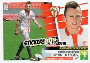 Sticker 61 Cheryshev (Sevilla F.C.) - Liga Spagnola 2013-2014 n. 741 - Colecciones ESTE