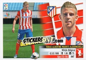 Sticker 12B Alderweireld (Atlético de Madrid) - Liga Spagnola 2013-2014 n. 747 - Colecciones ESTE
