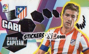 Sticker Gabi (Atlético de Madrid) - Liga Spagnola 2013-2014 - Colecciones ESTE