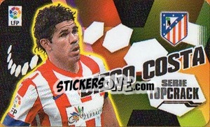 Sticker Diego Costa (Atlético de Madrid) - Liga Spagnola 2013-2014 - Colecciones ESTE