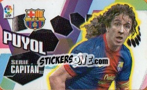 Sticker Puyol (F.C. Barcelona) - Liga Spagnola 2013-2014 n. 762 - Colecciones ESTE