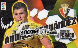Sticker Andrés Fernández (C. At. Osasuna) - Liga Spagnola 2013-2014 n. 793 - Colecciones ESTE
