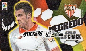 Sticker Negredo (Sevilla F.C.) - Liga Spagnola 2013-2014 n. 802 - Colecciones ESTE