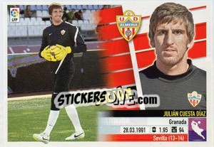 Sticker Juliãn - Liga Spagnola 2013-2014 - Colecciones ESTE