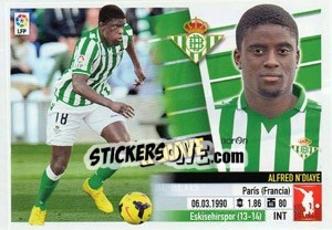Sticker N'Diaye - Liga Spagnola 2013-2014 n. 8TR - Colecciones ESTE