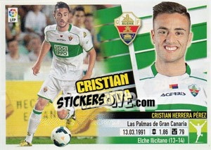 Sticker Cristian Herrera - Liga Spagnola 2013-2014 - Colecciones ESTE