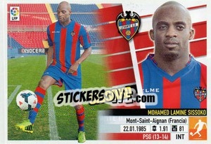 Sticker Mohamed Sissoko - Liga Spagnola 2013-2014 n. 20TR - Colecciones ESTE