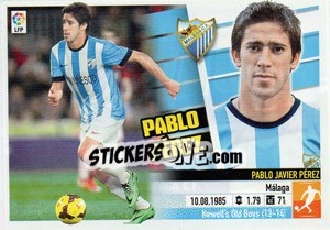 Sticker Pablo Pérez - Liga Spagnola 2013-2014 n. 22TR - Colecciones ESTE