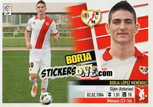 Sticker Borja López - Liga Spagnola 2013-2014 - Colecciones ESTE