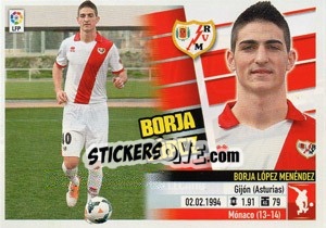 Sticker Borja López - Liga Spagnola 2013-2014 n. 29TR - Colecciones ESTE