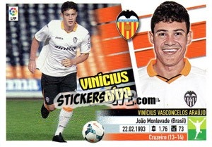 Sticker Vinicius Araújo - Liga Spagnola 2013-2014 - Colecciones ESTE