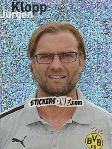 Sticker Jürgen Klopp - Borussia Dortmund 2012-2013 - Panini