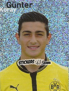 Sticker Koray Günter - Borussia Dortmund 2012-2013 - Panini