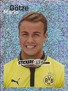 Cromo Mario Götze - Borussia Dortmund 2012-2013 - Panini