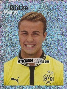 Sticker Mario Götze - Borussia Dortmund 2012-2013 n. 95 - Panini