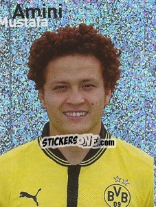 Cromo Mustafa Amini - Borussia Dortmund 2012-2013 - Panini