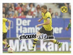 Cromo Robert Lewandowski - Borussia Dortmund 2012-2013 - Panini