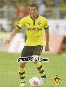 Sticker Robert Lewandowski - Borussia Dortmund 2012-2013 n. 142 - Panini