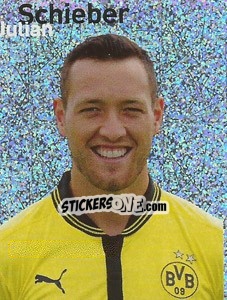Sticker Julian Schieber - Borussia Dortmund 2012-2013 n. 149 - Panini