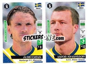 Sticker Albin Ekdal / Jakob Johansson - Russia 2018 - 3 REYES