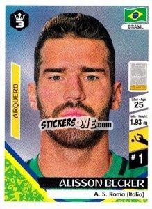 Cromo Alisson Becker