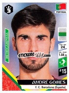 Cromo André Gomes - Russia 2018 - 3 REYES