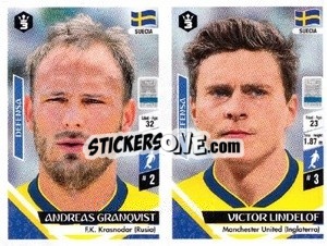 Sticker Andreas Granqvist / Victor Lindelof
