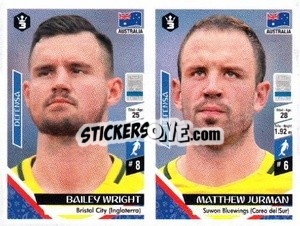 Sticker Bailey Wright / Matthew Jurman - Russia 2018 - 3 REYES