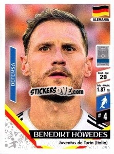 Sticker Benedikt Höwedes - Russia 2018 - 3 REYES