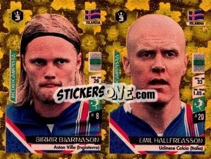 Sticker Birkir Bjarnason / Emil Hallfreasson