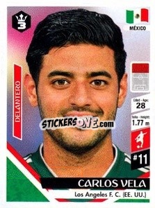 Cromo Carlos Vela - Russia 2018 - 3 REYES