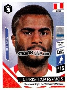 Sticker Christian Ramos - Russia 2018 - 3 REYES