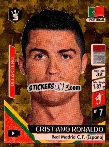 Sticker Cristiano Ronaldo - Russia 2018 - 3 REYES