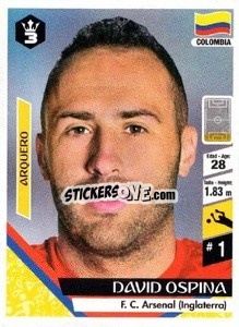 Sticker David Ospina - Russia 2018 - 3 REYES