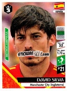 Cromo David Silva - Russia 2018 - 3 REYES