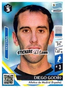 Cromo Diego Godín