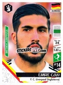 Sticker Emre Can - Russia 2018 - 3 REYES