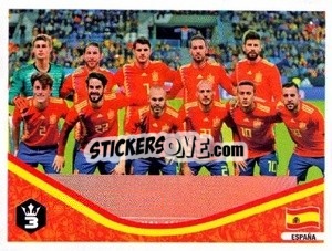 Sticker Equipo - Russia 2018 - 3 REYES