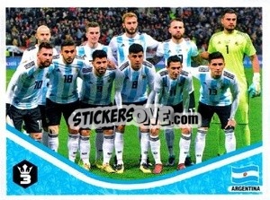 Sticker Equipo - Russia 2018 - 3 REYES