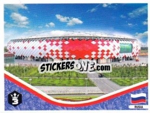 Cromo Estadio del Spartak - Russia 2018 - 3 REYES