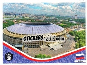 Cromo Estadio Luzhnikí - Russia 2018 - 3 REYES